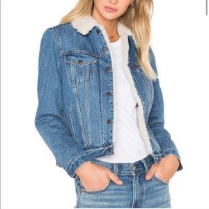 Levi’s Faux Fur Sherpa Lined Trucker Jean Jacket